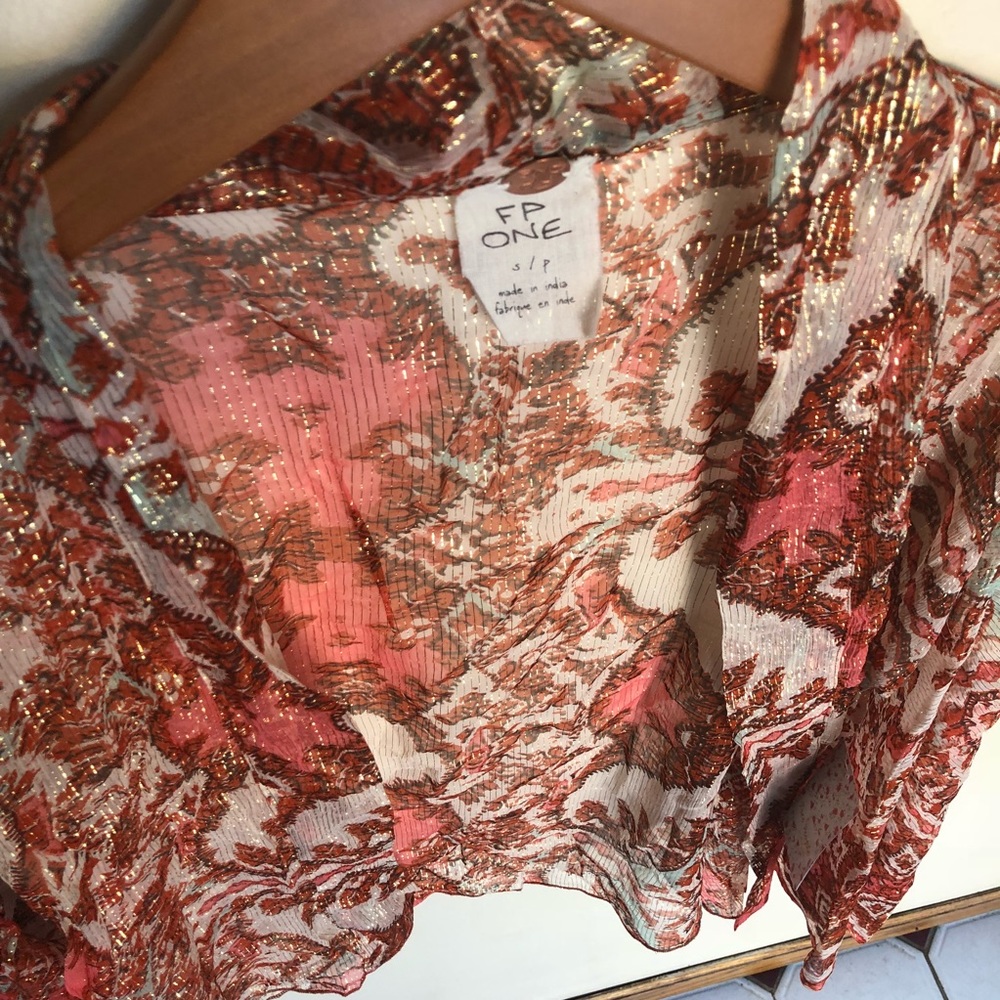 ๐HP๐ Free People Fleur De Lis kimono NWT - Picture 5 of 8